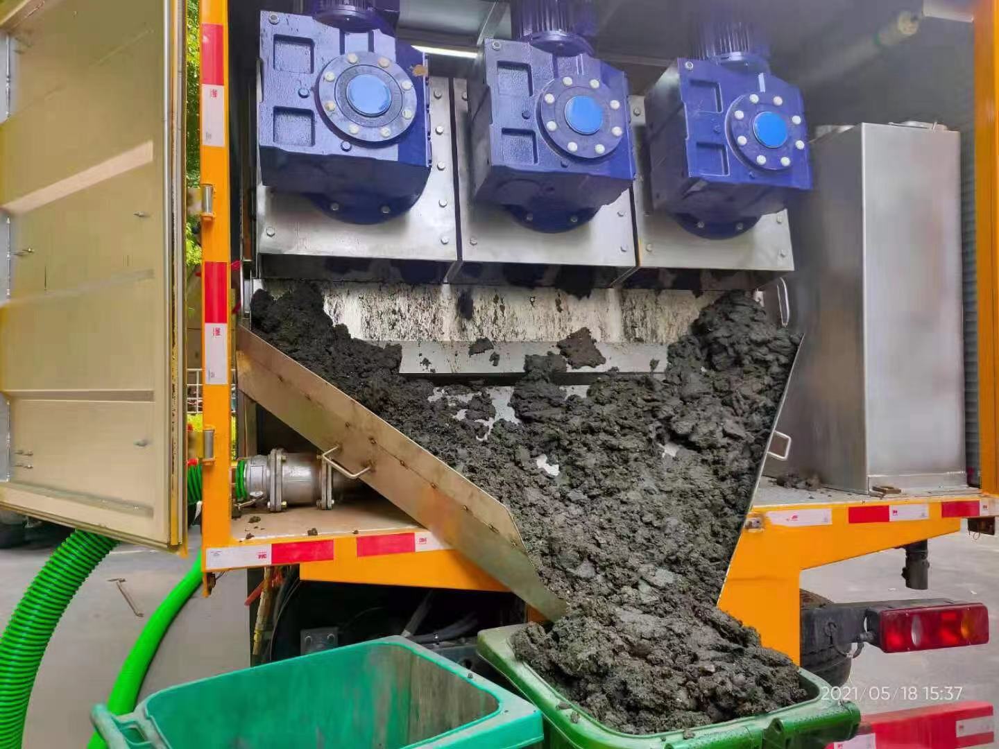 运河化粪池清掏城市维护站-泥浆净化干湿分离处理